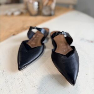 Ted Baker Black Flats